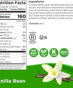 Orgain 30g High Protein Ready To Drink Shake- Vanilla Bean 2