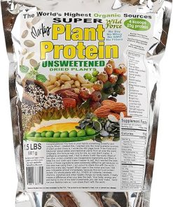 Wild Force Super Plant Protein – Unsweetened – Protein Powder Enriched with Exotic Pine Nuts- Durian
