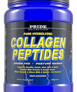 Collagen Peptides Powder – Grass Fed Pasture Raised Hydrolyzed Paleo and Keto Protein Supplement – for Youthful Skin- Healthier Hair