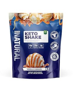 About Time Keto Shake with Bovine Collagen Protein + MCTs from Coconuts – 19g Fat- 10g Protein