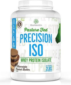 Precision ISO Chocolate Peanut Butter (2lb) | 27g Premium Pasture Fed Whey Protein Isolate | Zero Sugar | 28 Servings