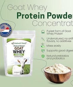 Z Natural Foods Goat Whey Protein Powder Concentrate – Undenatured- Unflavored 2