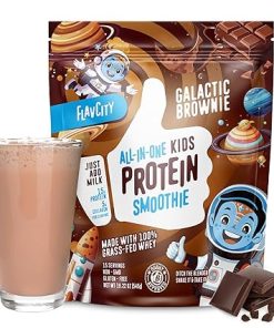 FlavCity Kids Chocolate Protein Powder – Galactic Brownie Smoothie