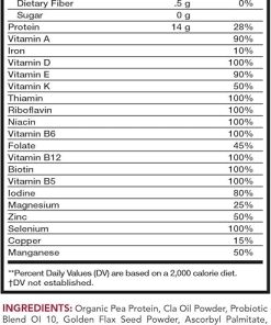 Olympian Labs Pure Smoothie Mix- Pea Protein Powder Plus Probiotics 2