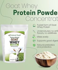 Z Natural Foods Goat Whey Protein Powder Concentrate – Undenatured- Unflavored 2