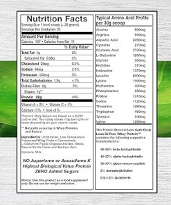 Pure 100 Percent – Undenatured Grass Fed Whey Protein by Doctors Nutra- Low Carb Low Fat 2