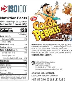 ISO100 Hydrolyzed 100 Whey Protein Isolate Cocoa Pebbles (1.4 Lbs. / 20 Servings) 2