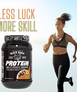 Worldwide Nutrition Bundle: Black Magic Multi-Source Casein Protein Powder-Whey- Egg Albumin Enzymes 2