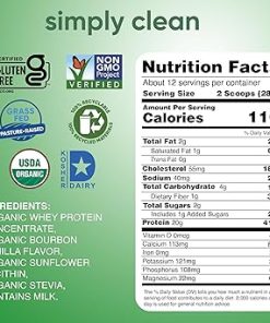 Simply tera’s Organic Whey Protein Powder – Vanilla Protein Powder- Grass Fed Whey Protein Powder 2