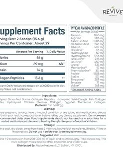 Revive Naturals Multi Collagen Hydrolyzed Protein Powder (16oz) – Types I- II 2