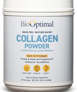 Collagen Peptides Powder – Grass-Fed- Pasture-Raised Hydrolyzed Protein Supplement for Skin