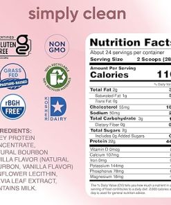 Simply tera’s Pure Whey Protein Powder – Vanilla Whey Protein Powder- Clean & Grass Fed Protein 2