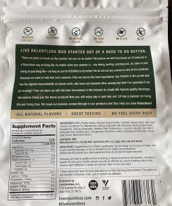 Relentless Live by Tim Kennedy- All-Natural 100% Whey Protein Isolate 2