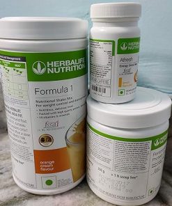 Herbalife Nutrition Weight Loss Package Formula1 (Orange Cream) and Personalized Protein Powder (PPP) and Afresh (Lemon)