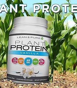 Lean & Pure Plant Vegan Protein Powder- 25g of Protein 2