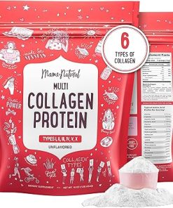 Multi Collagen Protein Powder Type I II III IV V X – Unflavored & Hydrolyzed 16Oz Pure Collagen Peptides Powder – Grass Fed Beef- Wild Fish Marine & USA Eggshell – Whole Body Collagen