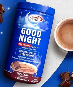 Premier Protein Good Night Protein Powder- Hot Cocoa Mix 2