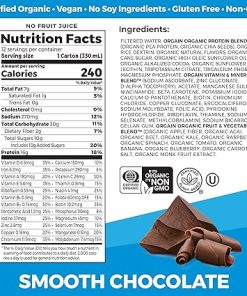 Orgain Organic Nutritional Vegan Protein Shake- Smooth Chocolate – 16g Plant Based Protein 2