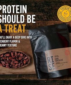 Dark Chocolate Plant-Based Protein Powder for Women & Men- Easy to Digest 30g of Smooth & Creamy Dark Chocolate Protein Powder Supports Overall Well-Being 2