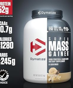 Dymatize Super Mass Gainer Protein Powder- Gourmet Vanilla 2